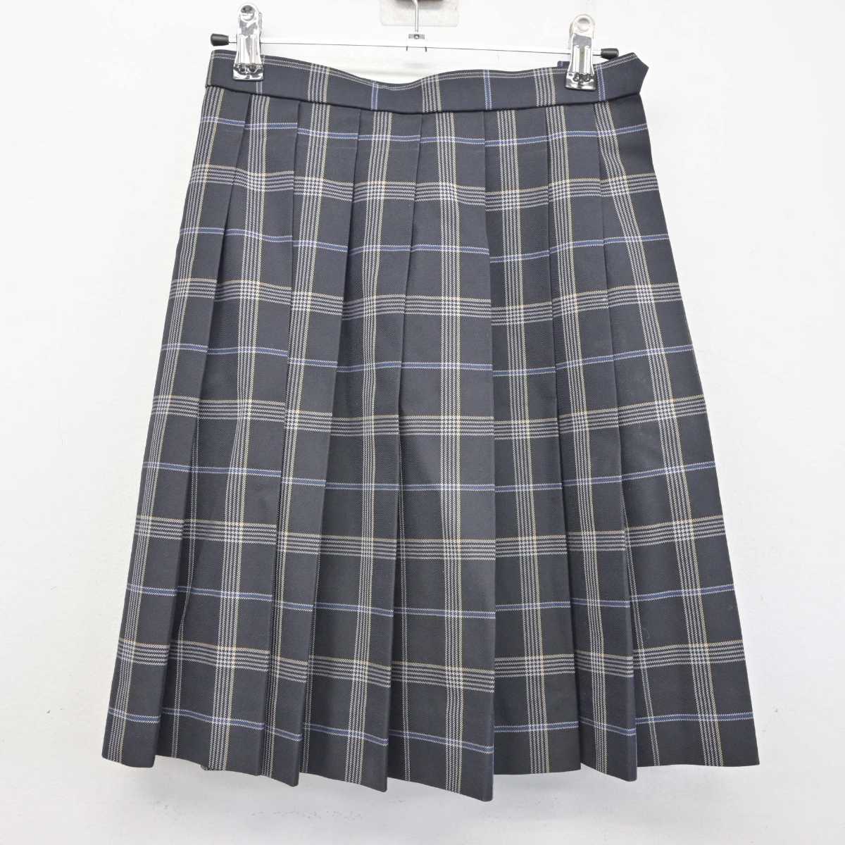 【中古】福岡県 常磐高等学校 女子制服 4点 (ブレザー・ニット・スカート) sf082996