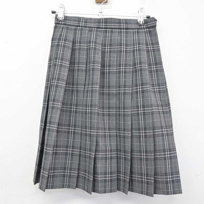 【中古】福岡県 常磐高等学校 女子制服 2点 (ニットベスト・スカート) sf082997