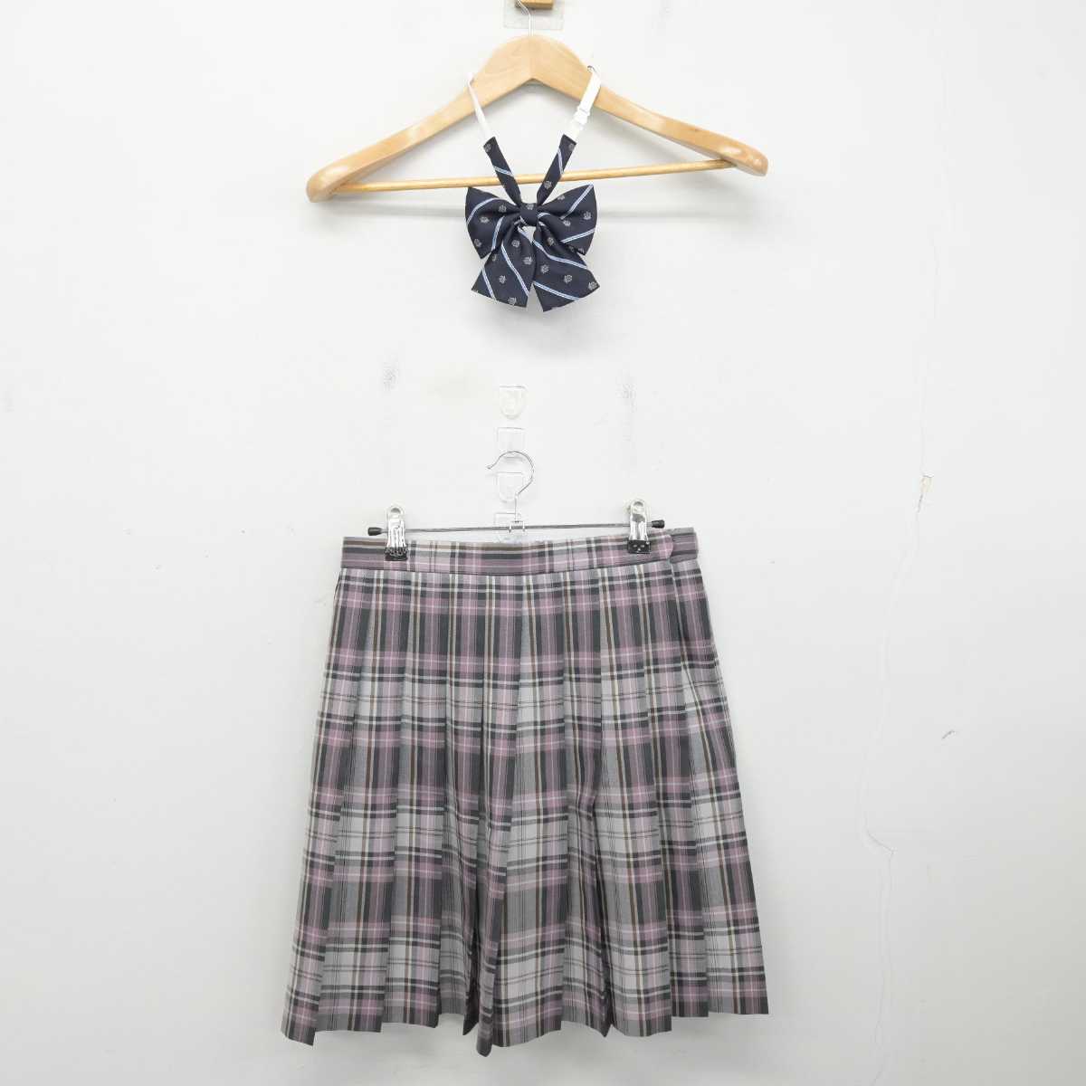 【中古】 屋久島おおぞら高等学校 女子制服 3点 (スカート) sf083007