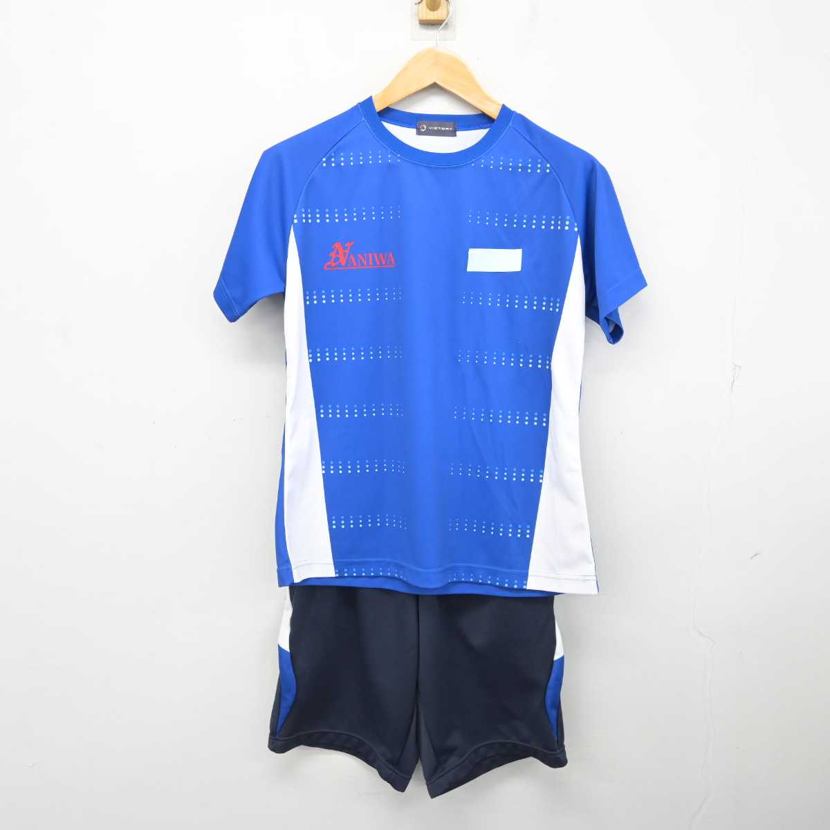 【中古】大阪府 浪速高等学校 女子制服 3点 (ジャージ 上・体操服 上・体操服 下) sf083015