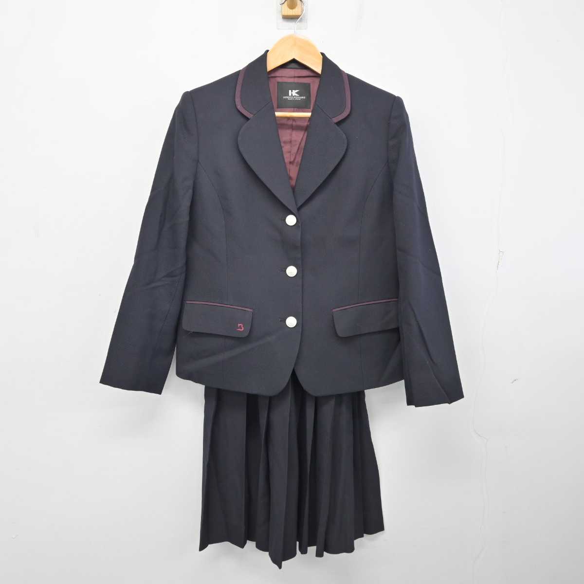 【中古】大阪府 梅花高等学校 女子制服 4点 (ブレザー・ニット・スカート) sf083017