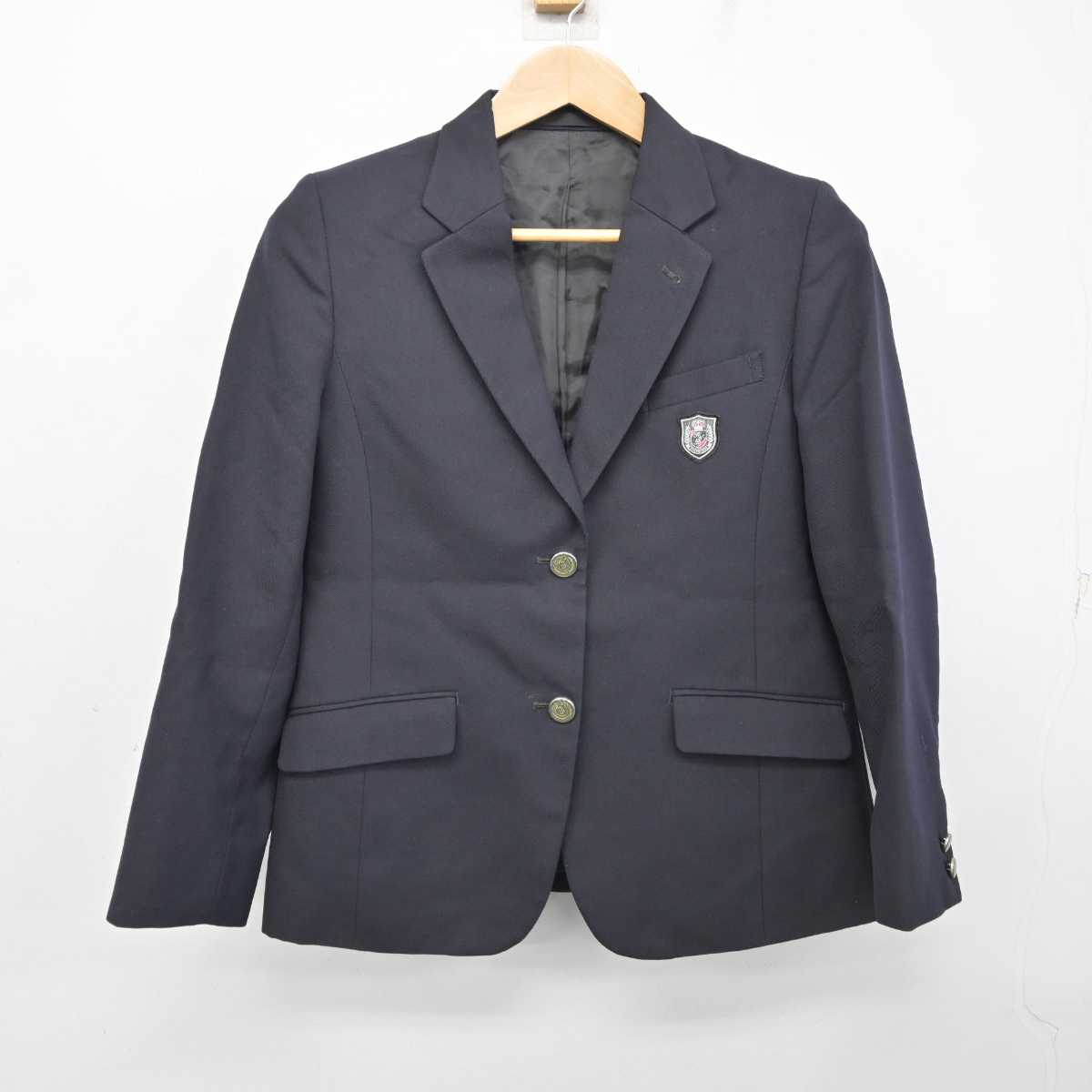 【中古】東京都  目黒日本大学中学校・高等学校 女子制服 5点 (ブレザー・スカート) sf083026