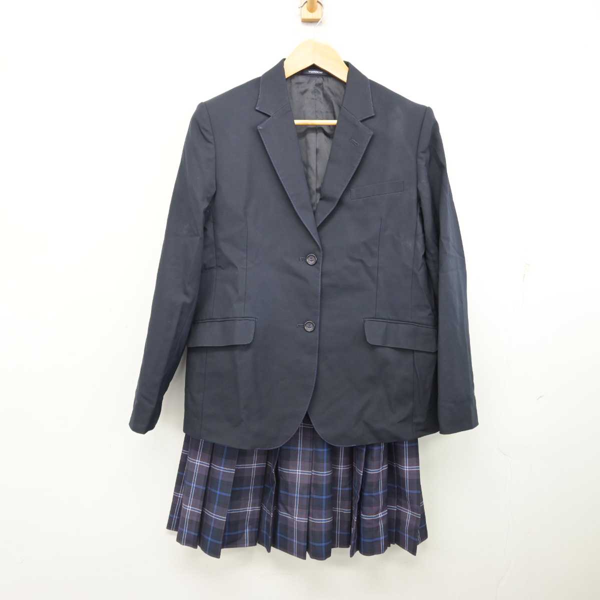 【中古】神奈川県 伊勢原高等学校 女子制服 2点 (ブレザー・スカート) sf083033