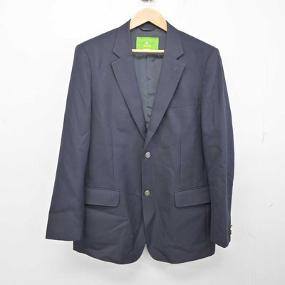 【中古】神奈川県 鶴見総合高等学校 男子制服 4点 (ブレザー・ズボン) sf083040