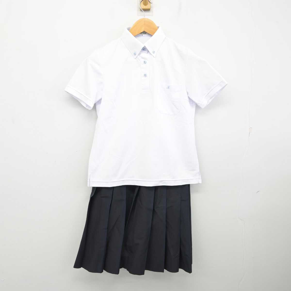 【中古】東京都 共立女子中学校・高等学校 女子制服 2点 (シャツ・スカート) sf083042