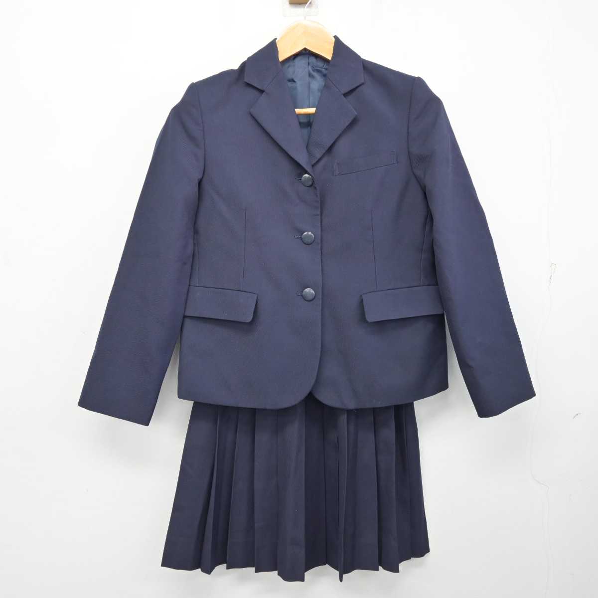 【中古】神奈川県 多摩高等学校 女子制服 2点 (ブレザー・スカート) sf083052