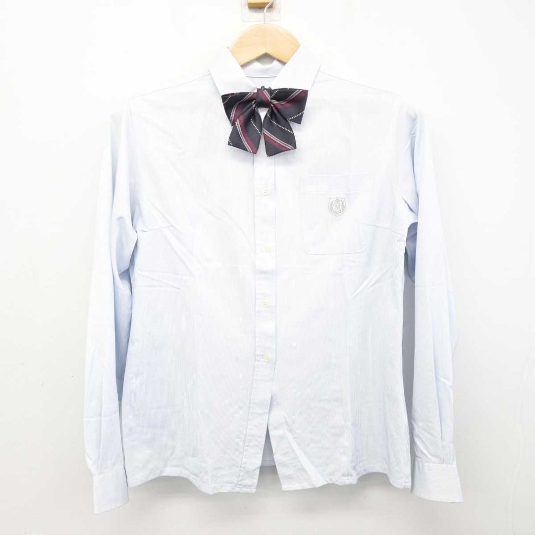 中古】北海道 札幌英藍高等学校 女子制服 4点 (ブレザー・シャツ