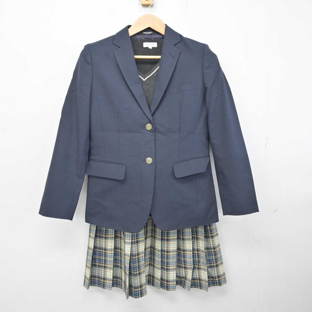 【中古】東京都 文教大学付属中学校・高等学校 女子制服 3点 (ブレザー・ニット・スカート) sf083104 | 中古制服通販パレイド