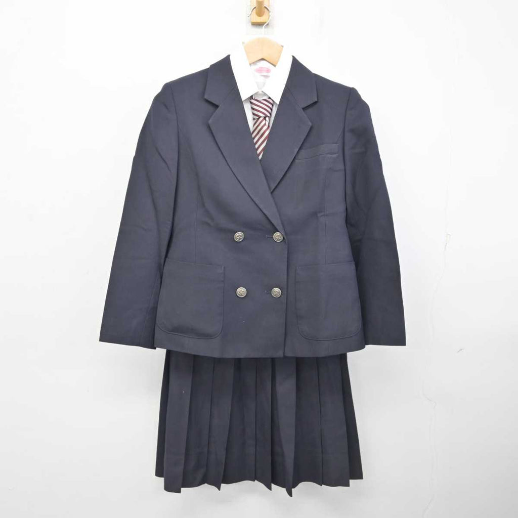 中古】長崎県 西陵高等学校 女子制服 4点 (ブレザー・シャツ・スカート