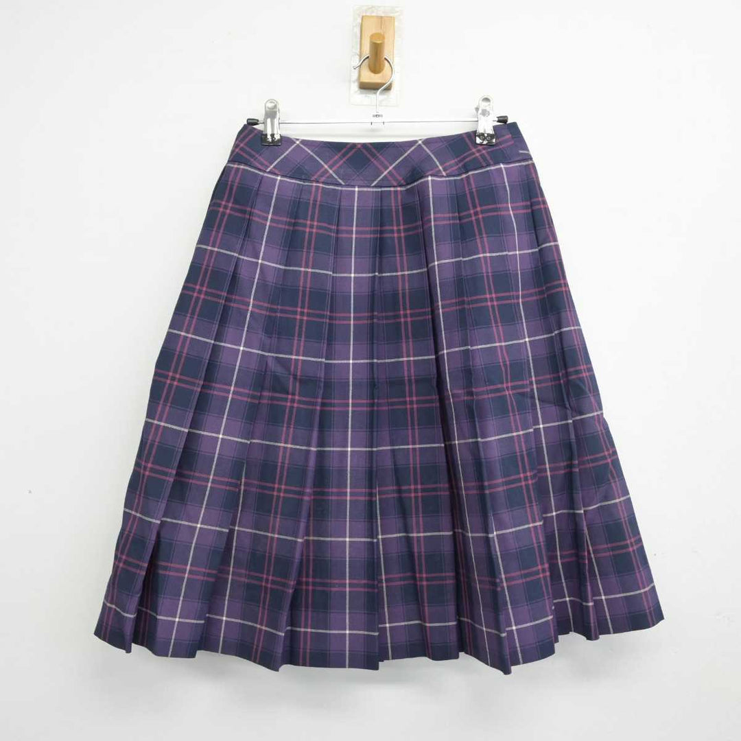 中古】大阪府 宣真高等学校 女子制服 3点 (シャツ・スカート