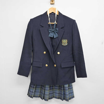 【中古】千葉県 若松高等学校 女子制服 3点 (ブレザー・スカート) sf083174