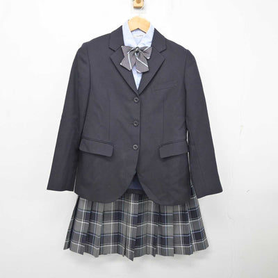 【中古】北海道 市立札幌啓北商業高等学校 女子制服 5点 (ブレザー・シャツ・スカート) sf083209