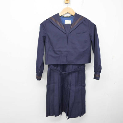 【中古】東京都 杉並区立和田中学校/旧制服 女子制服 2点 (セーラー服・ジャンパースカート) sf083219