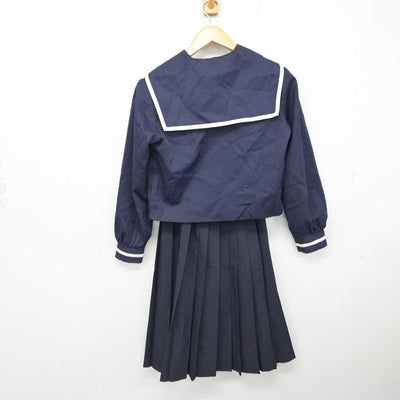 【中古】高知県 高知市立西部中学校 女子制服 2点 (セーラー服・スカート) sf083225