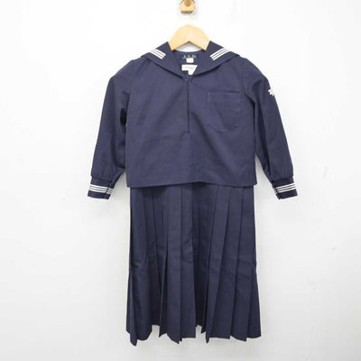 【中古】高知県 高知学園 高知小学校 女子制服 2点 (セーラー服・ジャンパースカート) sf083241