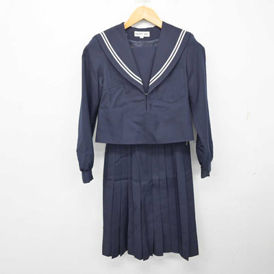 【中古】愛知県 知立中学校 女子制服 2点 (セーラー服・スカート) sf083247