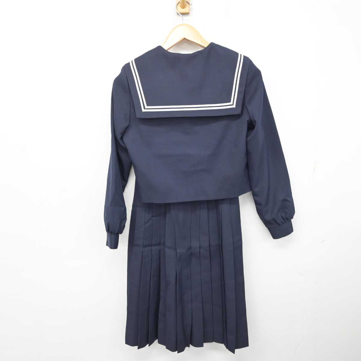 【中古】愛知県 知立中学校 女子制服 2点 (セーラー服・スカート) sf083247