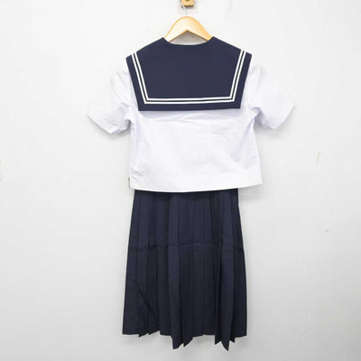 【中古】愛知県 知立中学校 女子制服 2点 (セーラー服・スカート) sf083248