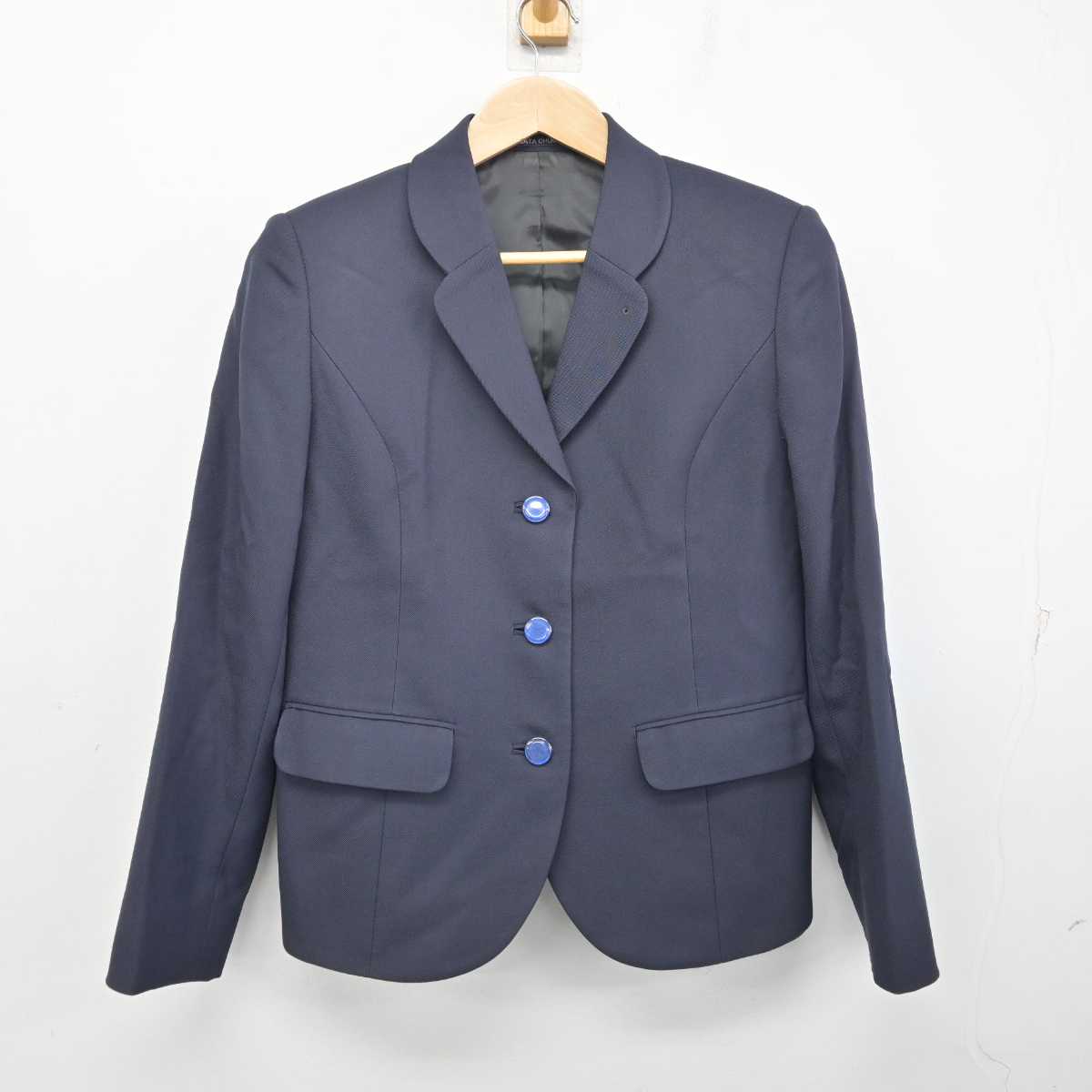 【中古】新潟県 新潟中央高等学校 女子制服 2点 (ブレザー・ジャンパースカート) sf083264