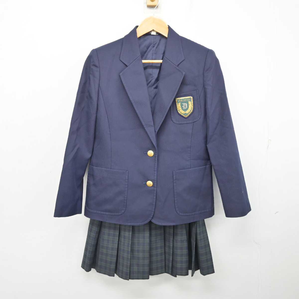 【中古】福岡県 第一薬科大学付属高等学校 女子制服 2点 (ブレザー・スカート) sf083273