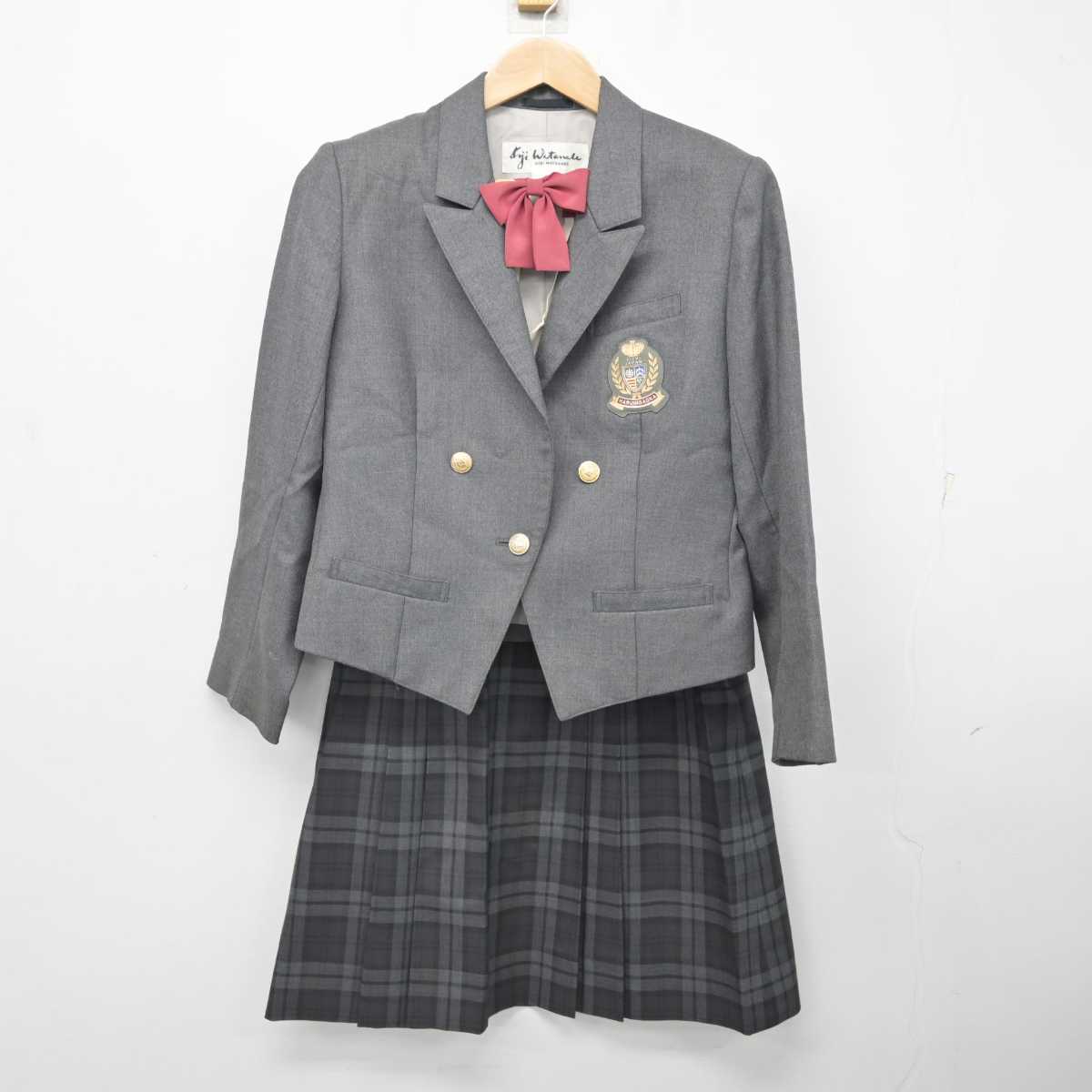 【中古】愛知県  中部大学春日丘高等学校 女子制服 3点 (ブレザー・スカート) sf083298