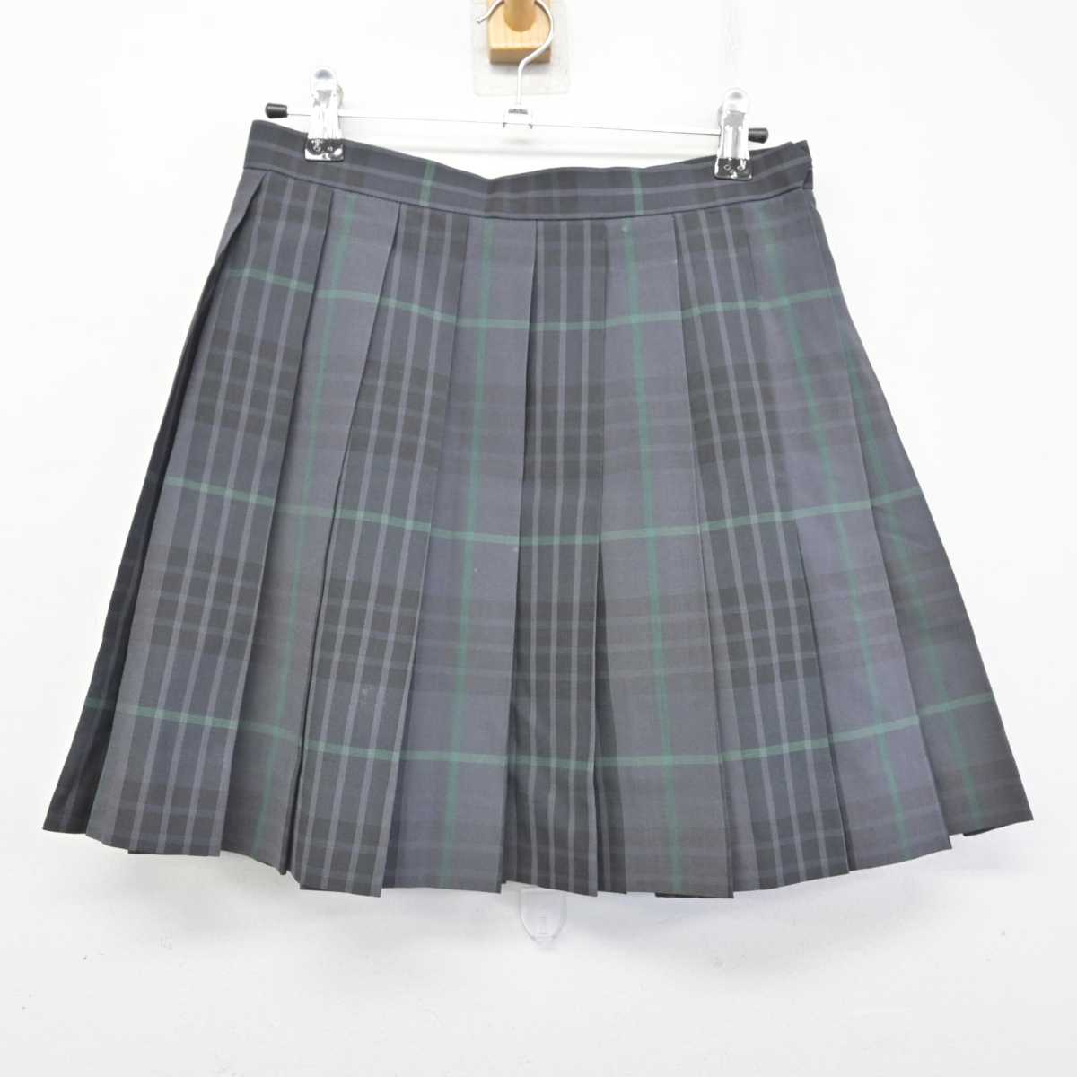 【中古】千葉県 専修大学松戸中学校・高等学校 女子制服 3点 (ベスト・スカート) sf083315