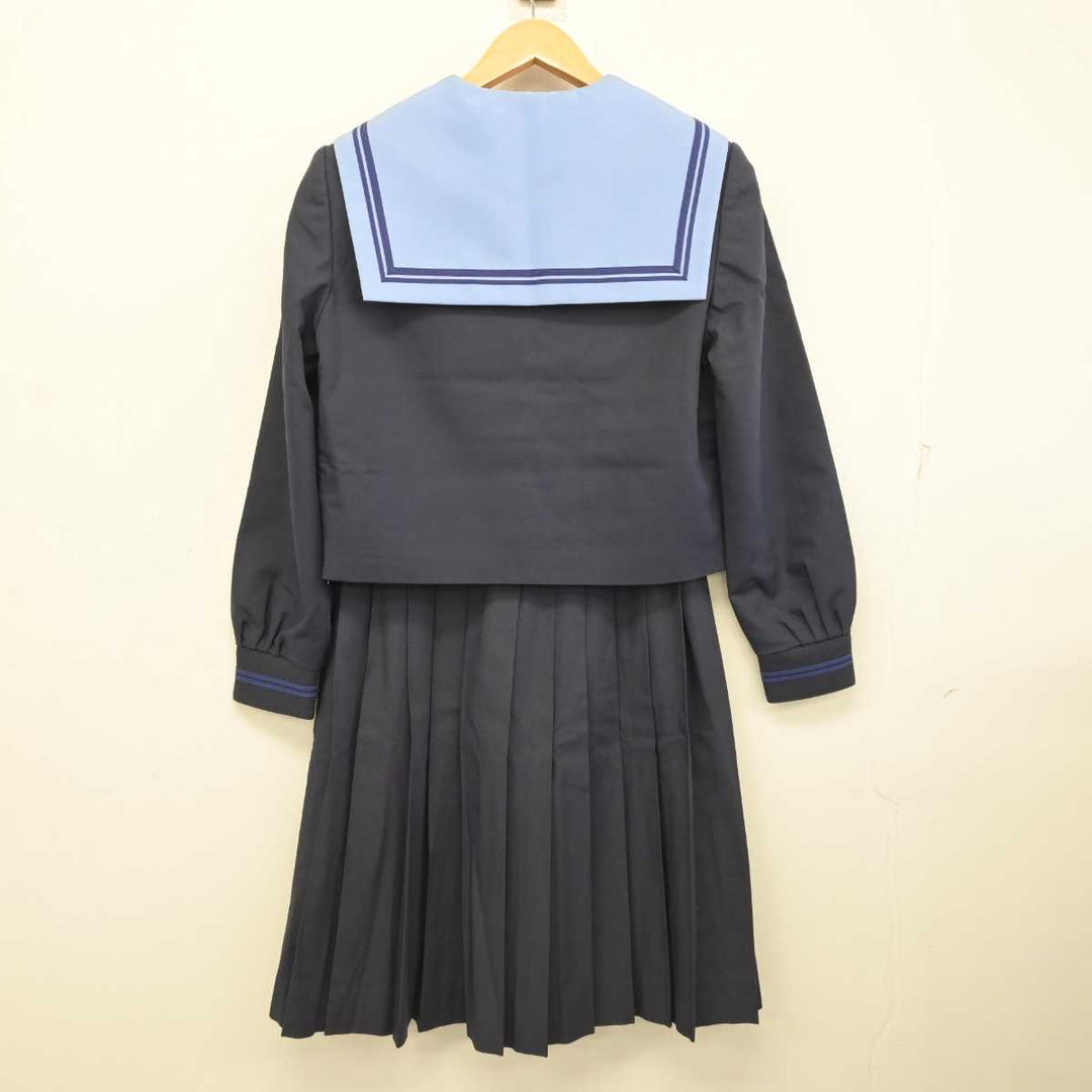 中古】大阪府 上野芝中学校 女子制服 4点 (セーラー服・スカート