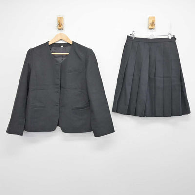 【中古】佐賀県 早稲田佐賀中学校・高等学校 女子制服 4点 (ブレザー・スカート) sf083337