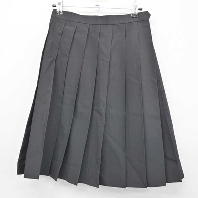 【中古】佐賀県 早稲田佐賀高等学校 女子制服 2点 (ニットベスト・スカート) sf083339