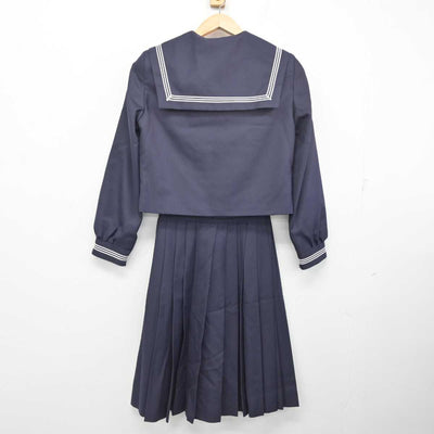 【中古】北海道 湯川中学校 女子制服 3点 (セーラー服・スカート) sf083358