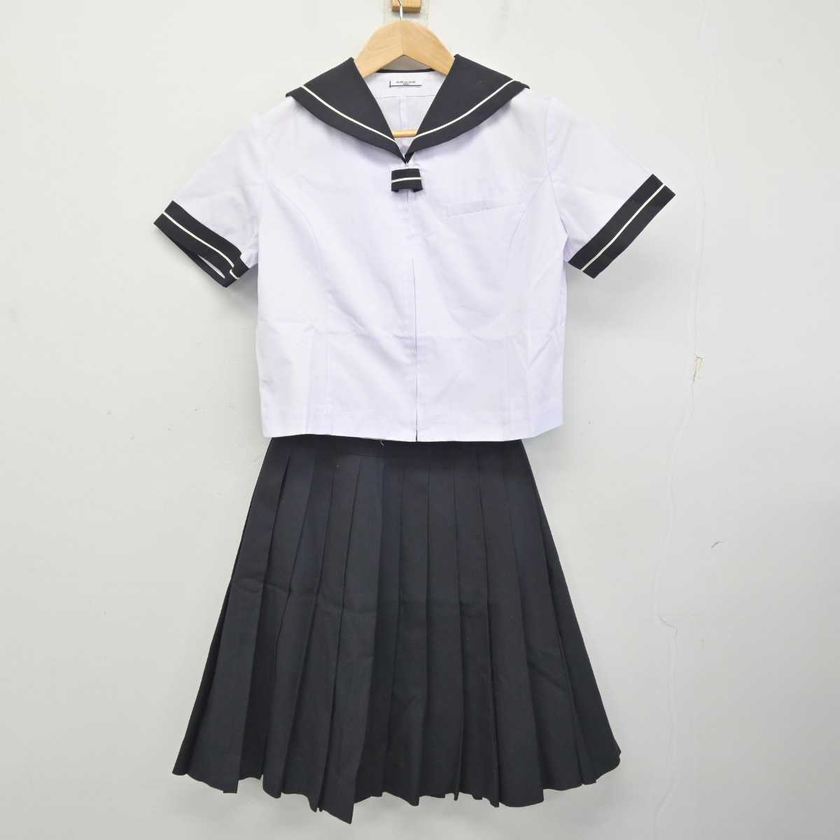 【中古】愛知県 修文学院高等学校 女子制服 3点 (セーラー服・セーラー服・スカート) sf083377