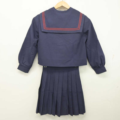 【中古】福岡県 三潴小学校 女子制服 3点 (セーラー服・スカート) sf083378