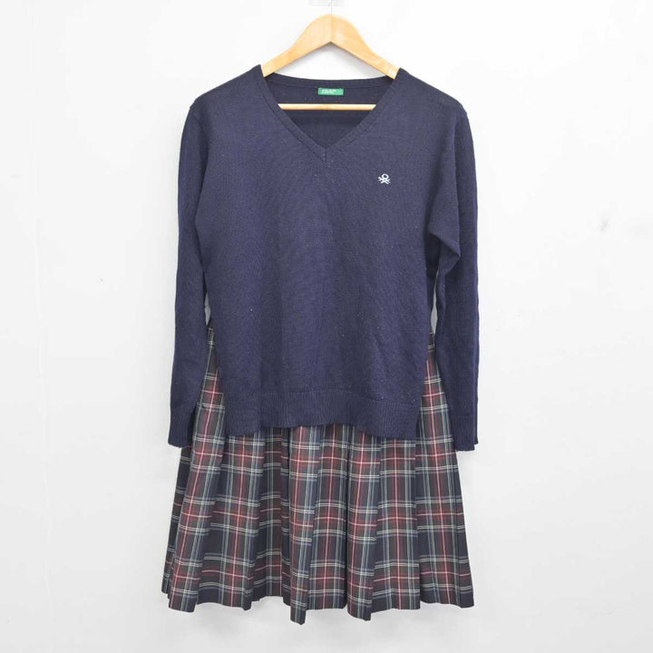 中古】大阪府 大阪学園大阪高等学校 女子制服 4点 (ブレザー・ニット