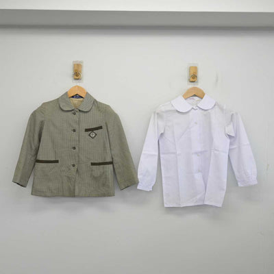 【中古】京都府 ノートルダム学院小学校 女子制服 3点 (ブレザー・シャツ・スカート) sf083394