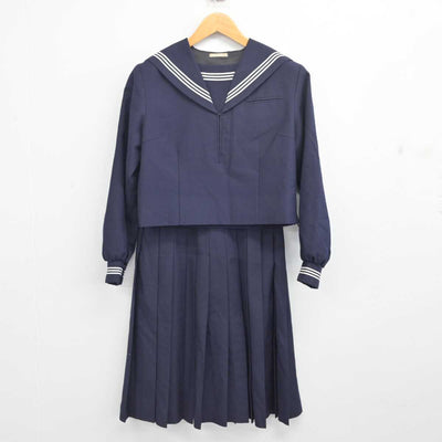 【中古】静岡県 御殿場中学校 女子制服 2点 (セーラー服・スカート) sf083410