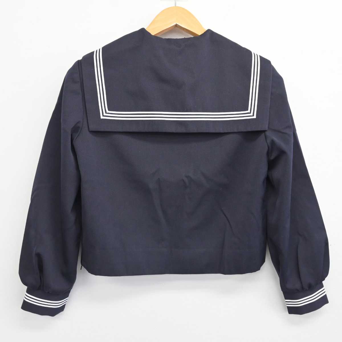 【中古】静岡県 御殿場中学校 女子制服 3点 (セーラー服・スカート) sf083411