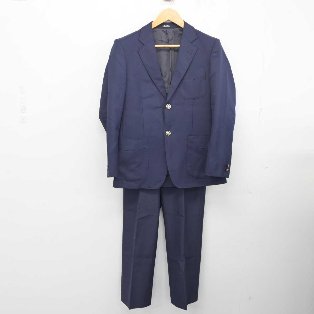 【中古】静岡県 御殿場高等学校 男子制服 2点 (ブレザー・ズボン) sf083413