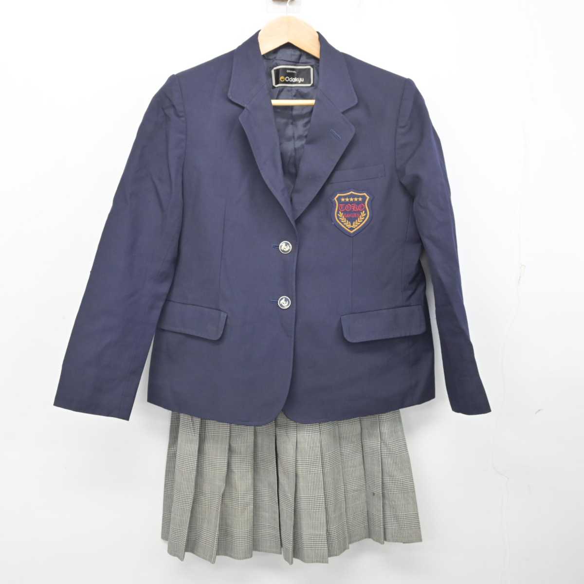 【中古】神奈川県 桐光学園高等学校 女子制服 2点 (ブレザー・スカート) sf083416