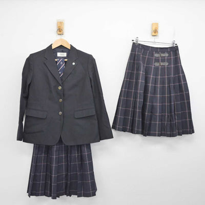 【中古】東京都 日本体育大学荏原高等学校 女子制服 5点 (ブレザー・スカート) sf083418