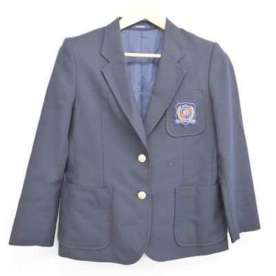 【中古】神奈川県 横浜市立新田中学校 女子制服 2点 (ブレザー・スカート) sf083419