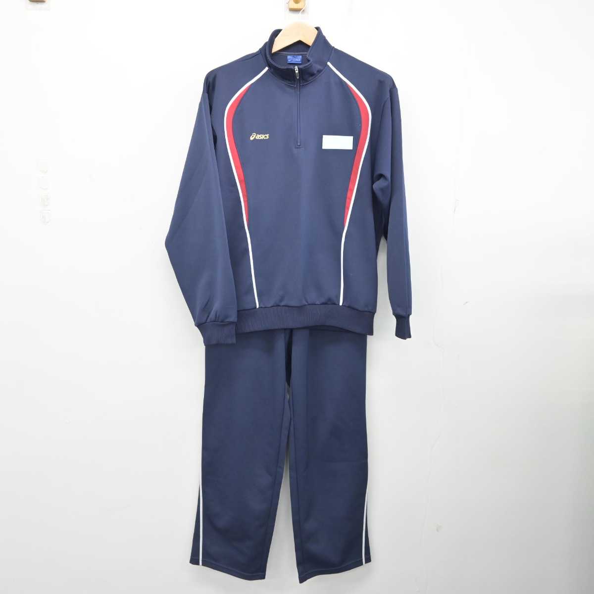 【中古】神奈川県 綾瀬西高等学校 男子制服 2点 (ジャージ 上・ジャージ 下) sf083429