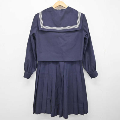 【中古】福岡県 朝倉高等学校 女子制服 3点 (セーラー服・スカート) sf083460