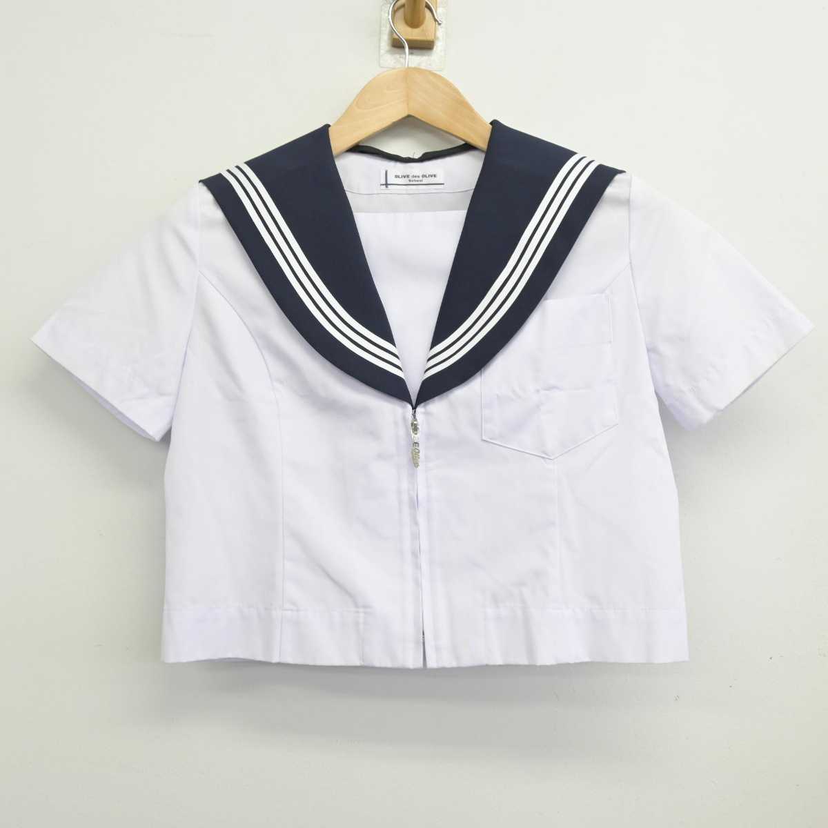 【中古】愛知県 猪高中学校 女子制服 2点 (セーラー服・スカート) sf083465