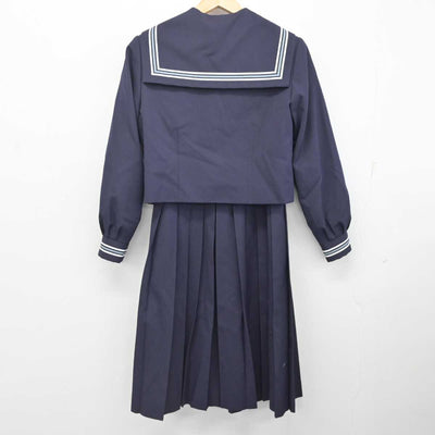 【中古】埼玉県 春日部南中学校 女子制服 3点 (セーラー服・ジャンパースカート) sf083477