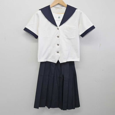 【中古】愛知県 名古屋商業高等学校 女子制服 2点 (セーラー服・スカート) sf083483