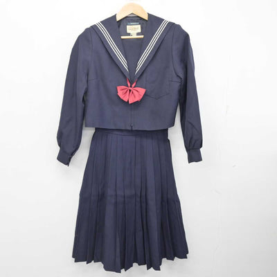 【中古】愛知県 応時中学校 女子制服 3点 (セーラー服・スカート) sf083485