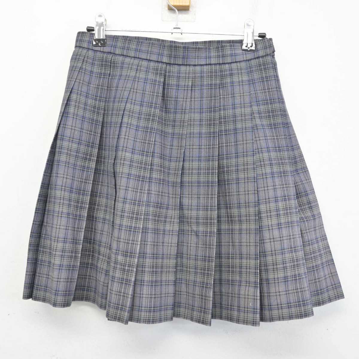 【中古】東京都 明星中学校・高等学校 女子制服 2点 (スカート) sf083493