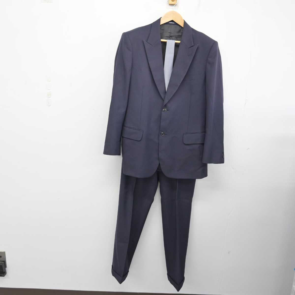 【中古】神奈川県 松陽高等学校 男子制服 3点 (ブレザー・ズボン) sf083518