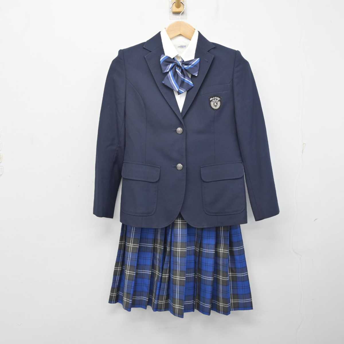 【中古】高知県 高知工業高等専門学校 女子制服 4点 (ブレザー・シャツ・スカート) sf083555