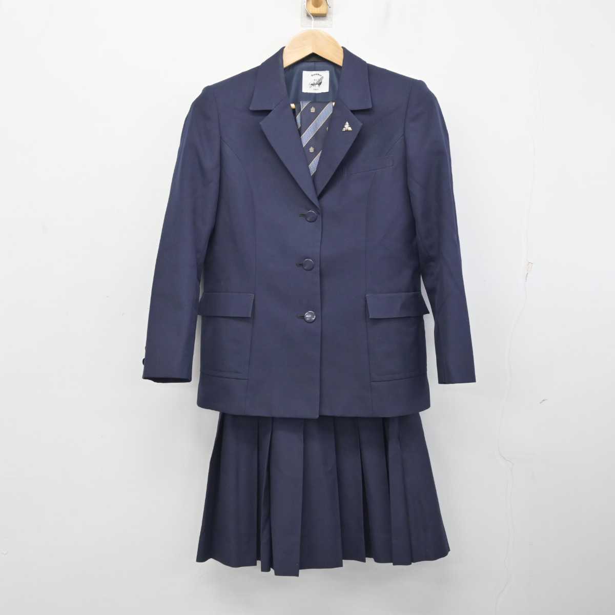 【中古】東京都 田柄中学校 女子制服 5点 (ブレザー・ベスト・スカート) sf083559